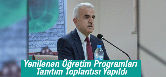 Yenilenen Müfredat Programları Tanıtılıyor