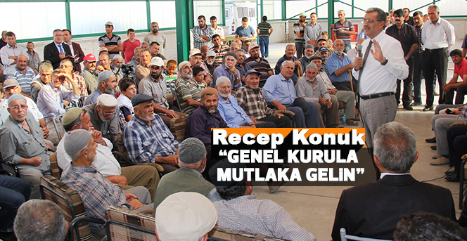 Recep Konuk'un Genel Kurul çalışmaları devam ediyor