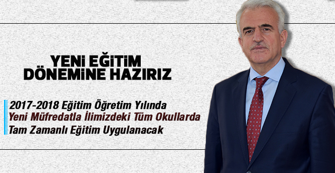 Yeni Eğitim Dönemine Hazırız