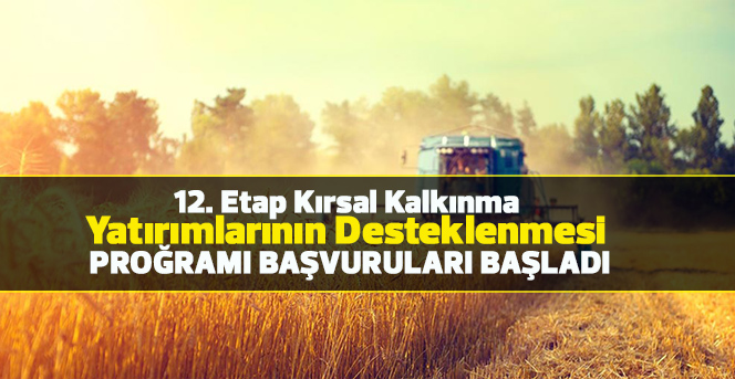 Kırsal Kalkınma Destek Programı Başvuruları Başlıyor