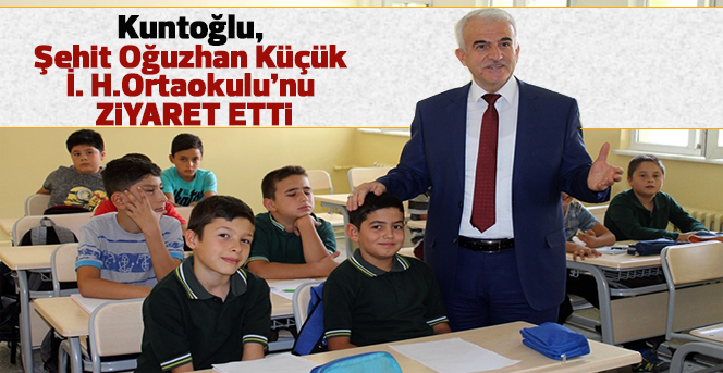 Kuntoğlu, Şehit Oğuzhan Küçük İmam Hatip Ortaokulunda