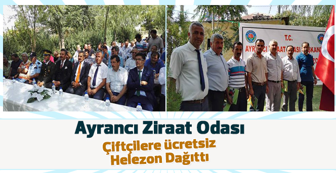 Ayrancı Ziraat Odası’ndan Köylere 23 Adet Helezon