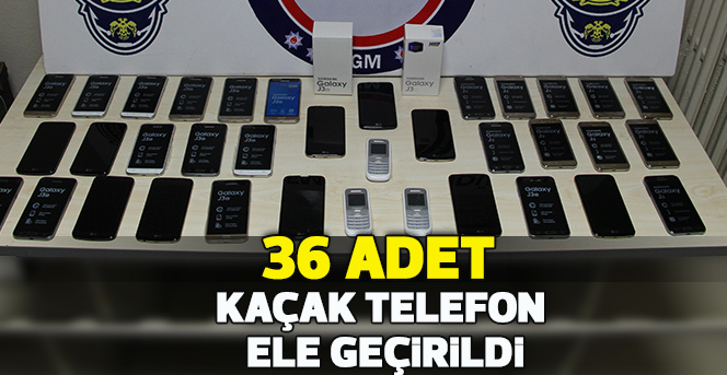 Karaman’da çok sayıda kaçak cep telefonu ele geçirildi