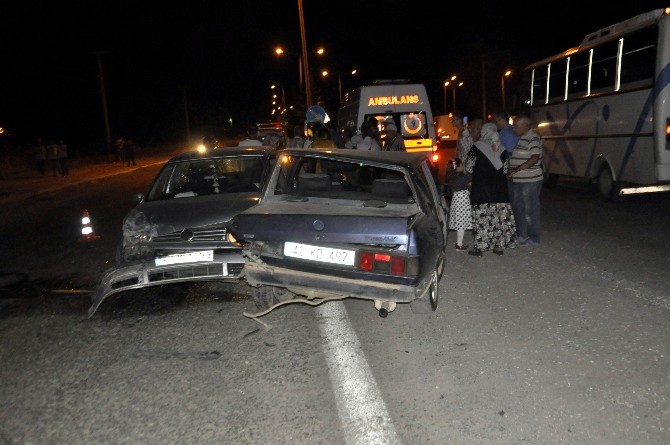 Seydişehir’da İki Otomobil Çarpıştı: 1 Yaralı