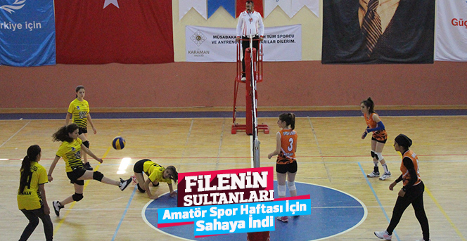 Filenin Sultanları Amatör Spor Haftası İçin Sahaya İndi