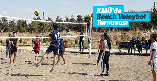 KMÜ’de Beach Voleybol Turnuvası