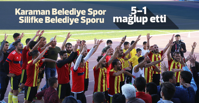 Karaman Belediye Spor: 5 – Silifke Belediye Spor: 1