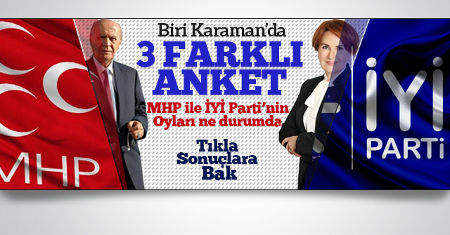 MHP İle İYİ Parti'nin arasında ki oy farkı