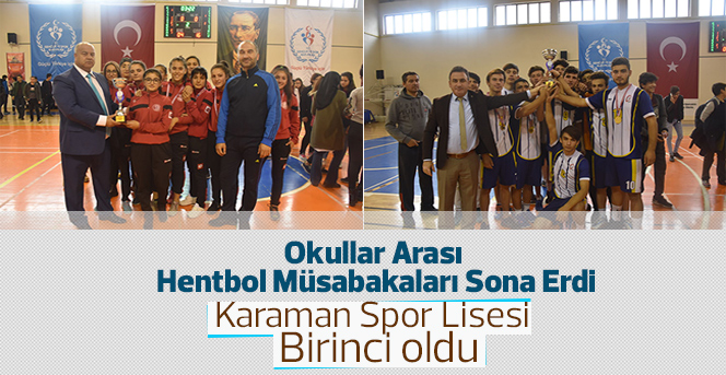 Okullar Arası Hentbol Müsabakaları Sona Erdi