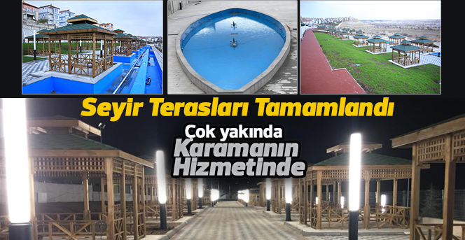 Seyir Terasları Tamamlandı