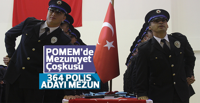 Polis adayları mezun oldu