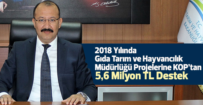 KOP’tan 5,6 Milyon TL Destek