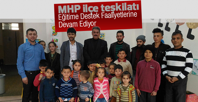 MHP ilçe teşkilatından eğitime destek