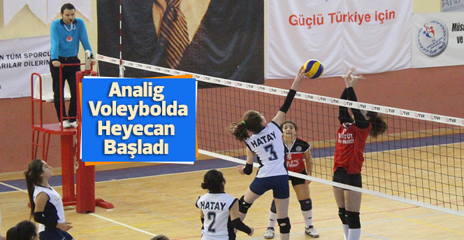 Analig Voleybolda Heyecan Başladı