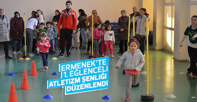 Ermenek’te 1. Eğlenceli Atletizm Şenliği Düzenlendi