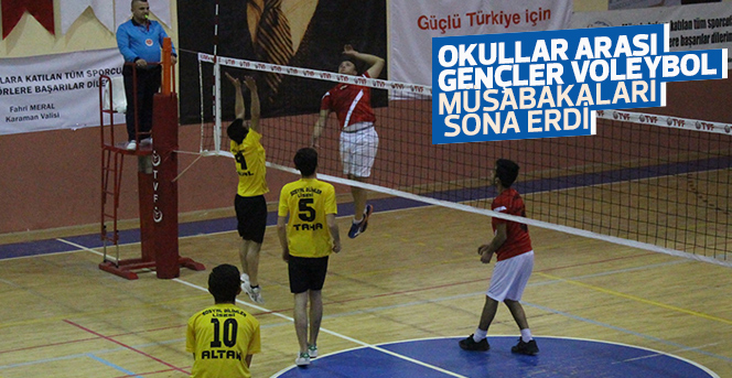 Okullar Arası Gençler Voleybol Müsabakaları Sona Erdi