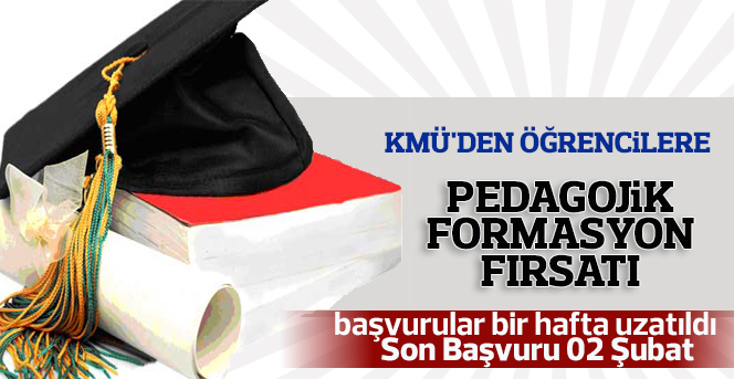 Pedagojik Formasyon Başvuru Süresi Uzatıldı