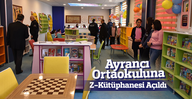 Ayrancı’daki Öğrenciler Z-Kütüphane ile Tanıştı