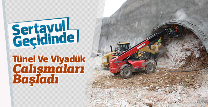 Sertavul Geçidinde Tünel Ve Viyadük Çalışmaları Başladı