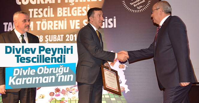 Divle Peynirimiz Artık Coğrafi İşaretli