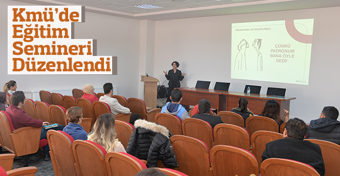 Duygu Paçalı’dan Kmü’de Eğitim Semineri