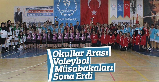 Okullar Arası Voleybol Müsabakaları Sona Erdi