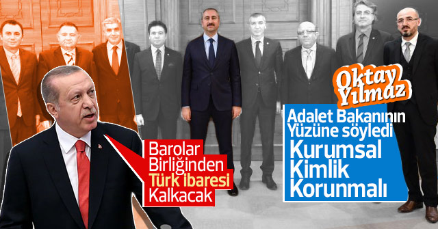 Oktay Yılmaz;  Barolar Birliğinin Kurumsal kimliği korunmalıdır dedi.