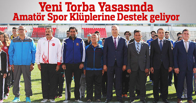 2018 Yeni Torba Yasasında Amatör Spora destek geliyor.