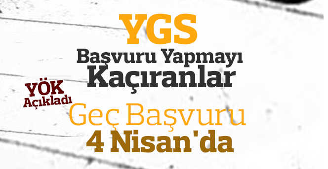 YKS'ye başvuru yapamayanlara ikinci şans geldi