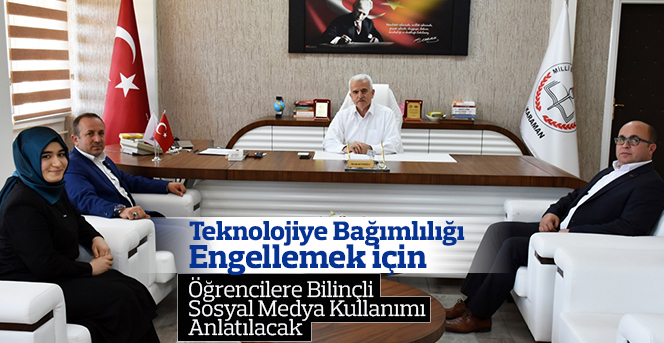 Öğrencilere Bilinçli Sosyal Medya Kullanımı Anlatılacak