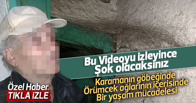 Yaşlı amcanın evi içler acısı durumda