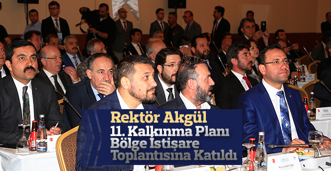 Rektör Akgül, İç Anadolu Bölgesi  İstişare Toplantısına Katıldı