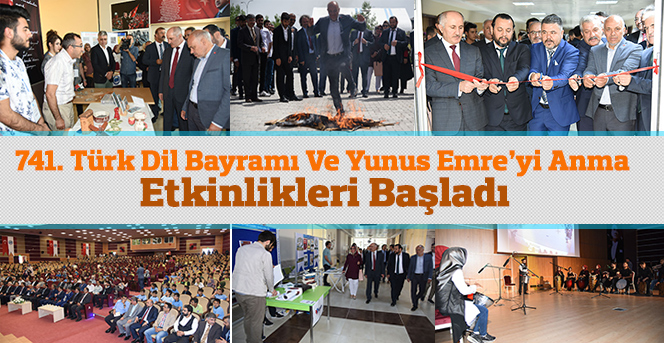 741. Türk Dil Bayramı Ve Yunus Emre’yi Anma Etkinlikleri Başladı