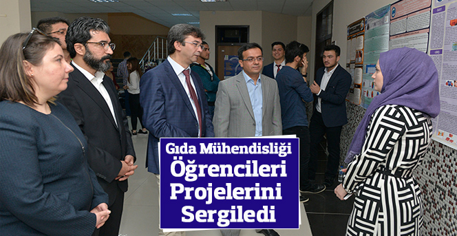 Gıda Mühendisliği Öğrencileri Projelerini Sergiledi