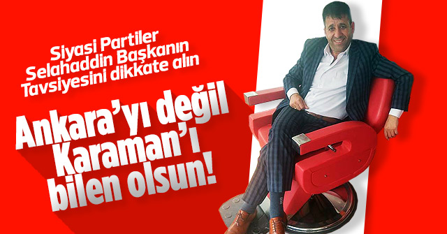 Selahaddin Pekoğlu partilere çağrıda bulundu.