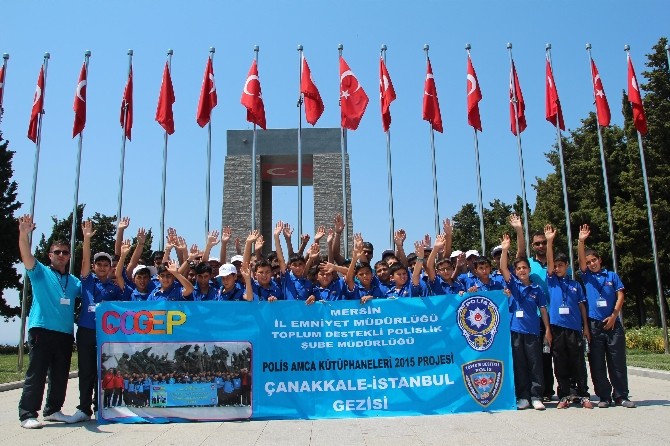 Mersin Polisi, Dezavantajlı Çocukları Çanakkale Ve İstanbul’a Götürdü