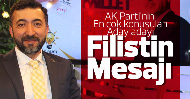 Erdal Türk'ten Filistin mesajı