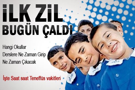 2012-2013 Eğitim Yılı Bugün Başladı