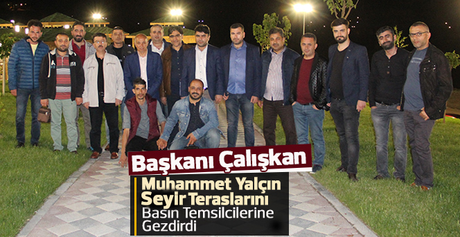 Hizmete açılan Muhammet Yalçın Seyir Terasları göz kamaştırıyor