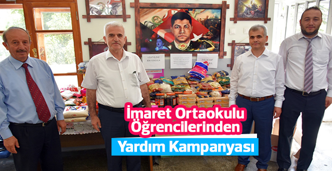 İmaret Ortaokulu Öğrencilerinden Örnek Davranış