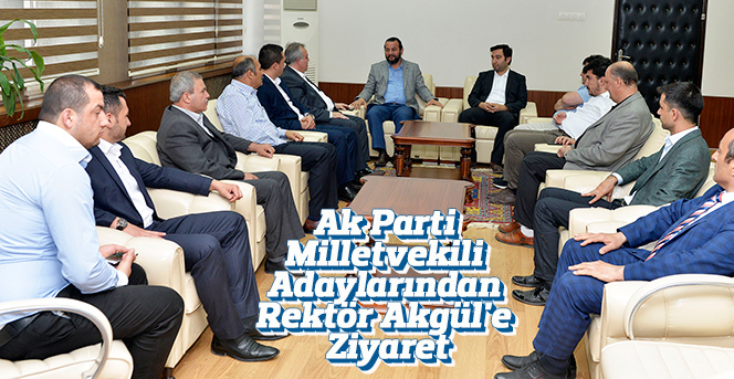 Ak Parti Karaman Milletvekili Adaylarından Rektör Akgül'e Ziyaret