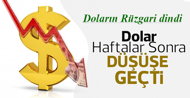 Dolar düşüşe geçti