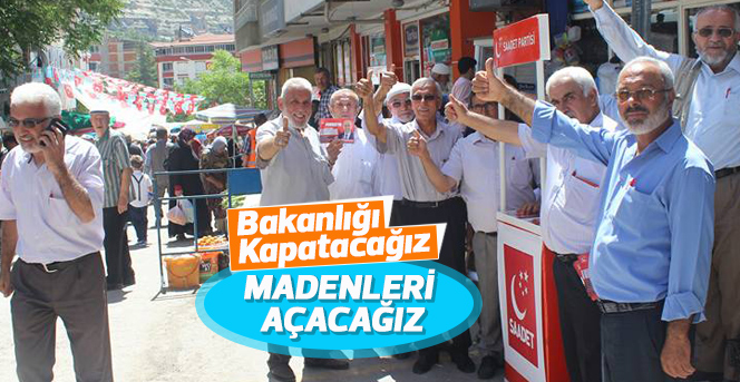 Bakanlığı Kapatacağız, Madenleri Açacağız