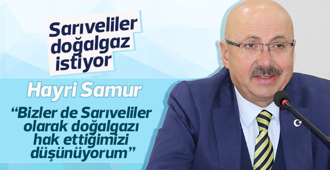 Sarıveliler doğalgaz istiyor