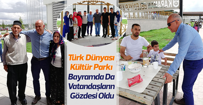 Kültür Parkı Bayramda Vatandaşların Gözdesi Oldu