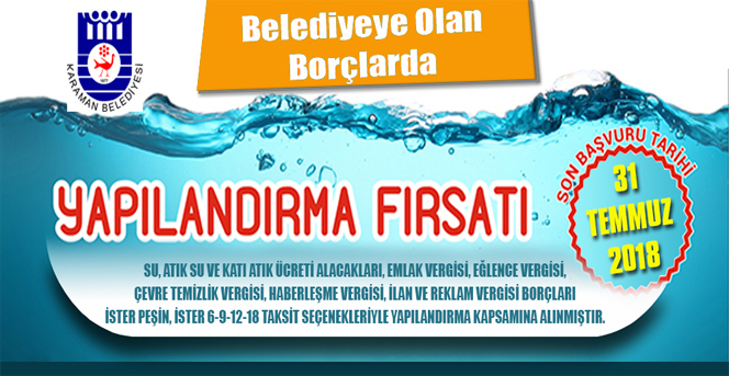 Borçlu Vatandaşlarımıza Yeniden Yapılandırma Fırsatı