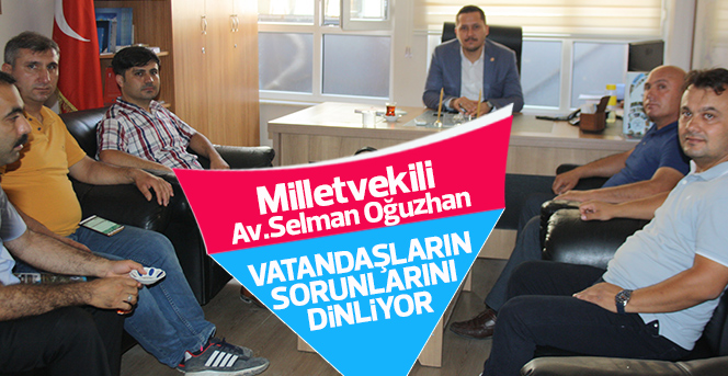 AK Parti Karaman Milletvekili Vatandaşların Sorunlarını Dinliyor