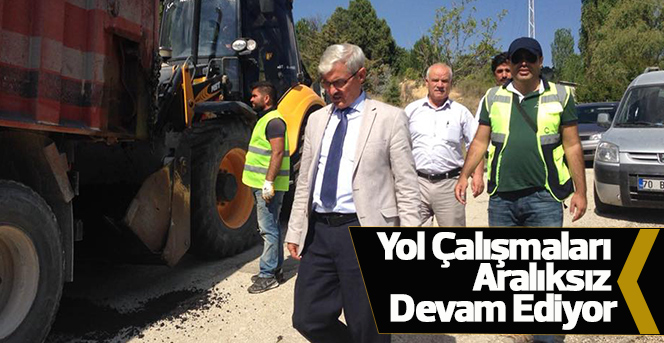 Yol Çalışmaları Üç Koldan Sürüyor…