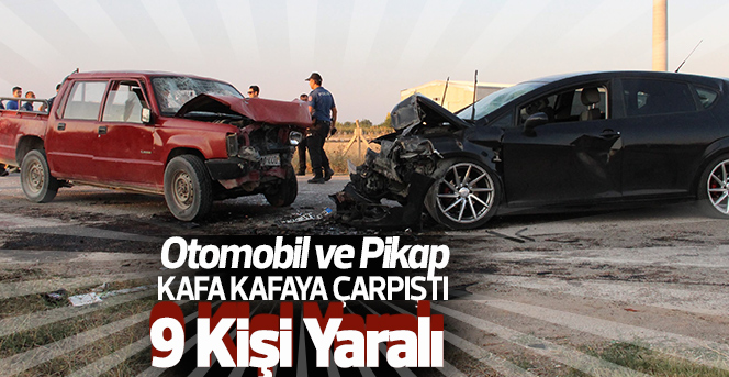 Karaman’da trafik kazası: 9 yaralı