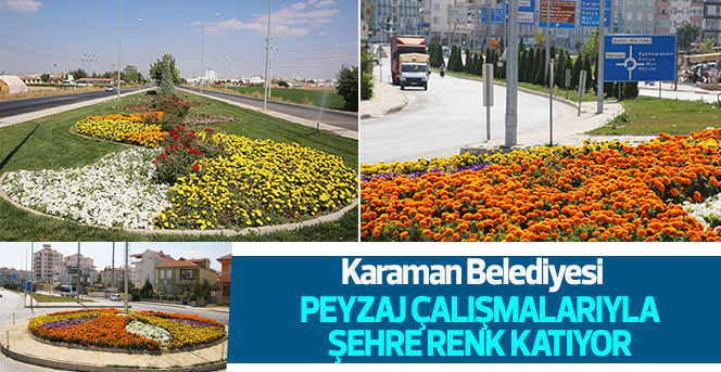 Peyzaj Çalışmaları Şehre Renk Katıyor